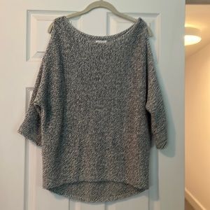 Lou & Grey Open Shoulder Sweater